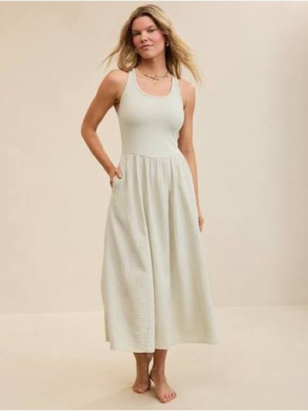 Aerie Barre Ribbed Midi Dress